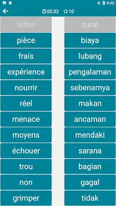 Indonesian - French screenshot 7