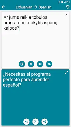 Lithuanian - Spanish screenshot 1