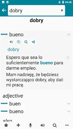 Polish - Spanish screenshot 2