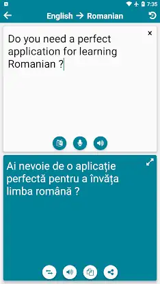 Romanian - English screenshot 3