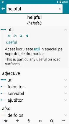 Romanian - English screenshot 1