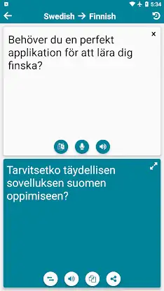 Finnish - Swedish screenshot 3