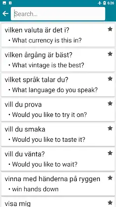 Swedish - English screenshot 4