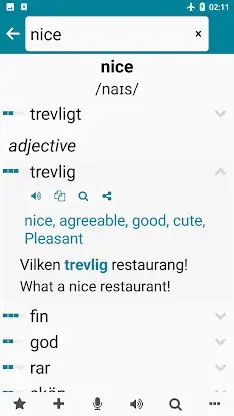 Swedish - English screenshot 1