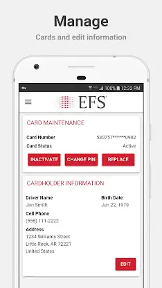 EFS PayControl screenshot 3