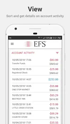 EFS PayControl screenshot 2