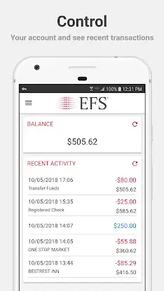 EFS PayControl screenshot 1