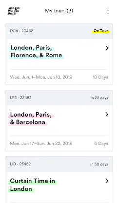 Tour Director screenshot 2