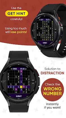 Sudoku Time - Online Wear OS screenshot 6