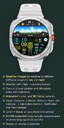 BioSky-X - Watch Face screenshot 4