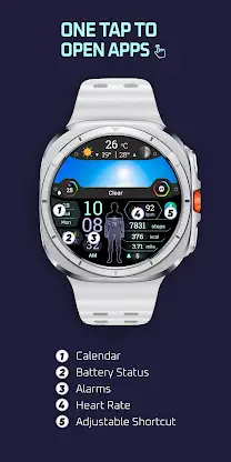 BioSky-X - Watch Face screenshot 5