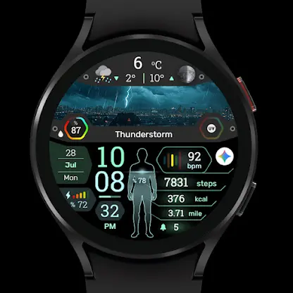 BioSky-X - Watch Face screenshot 8