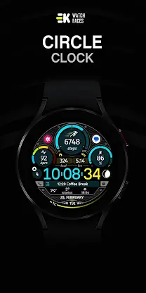 Circle Clock - Watch Face screenshot 1