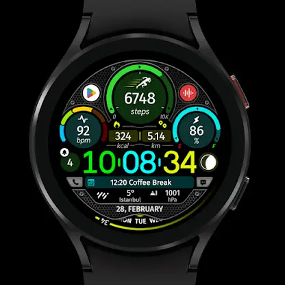 Circle Clock - Watch Face screenshot 8