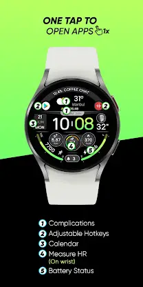 Digi Dash Clock - Watch Face screenshot 5