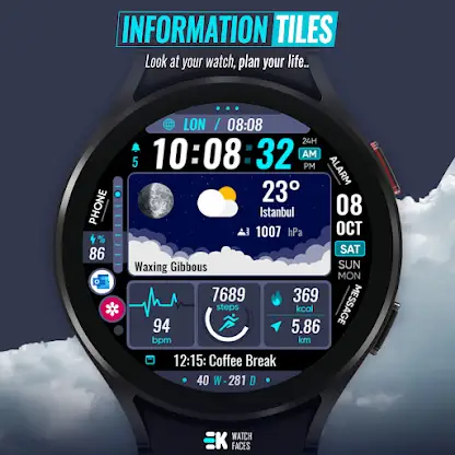Information Tiles - Watch Face screenshot 2