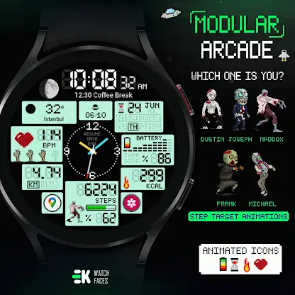 Modular Arcade - Watch Face screenshot 3