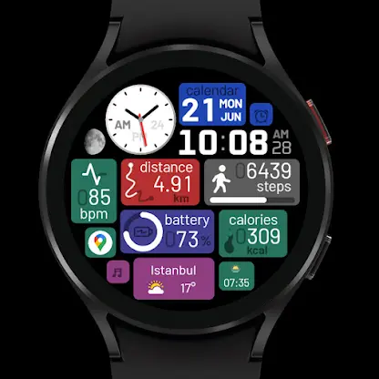Modular Colours - Watch Face screenshot 2