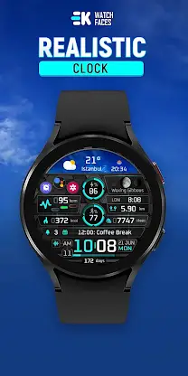 Realistic Clock - Watch Face screenshot 1