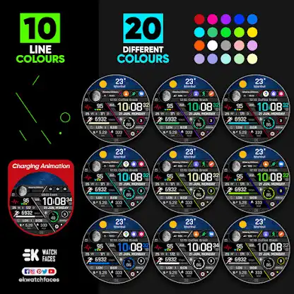 Realistic Info - Watch Face screenshot 7