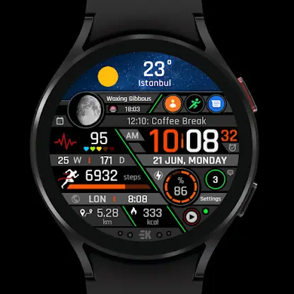 Realistic Info - Watch Face screenshot 8