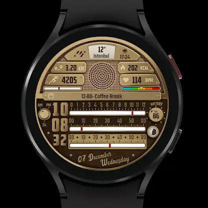 Retro Radio - Watch Face screenshot 7