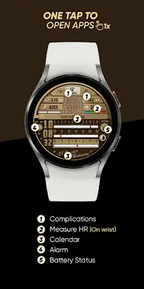 Retro Radio - Watch Face screenshot 5