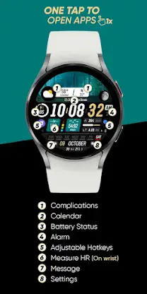 Sharper Clock - Watch Face screenshot 5