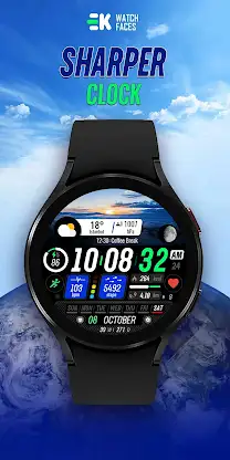 Sharper Clock - Watch Face screenshot 1