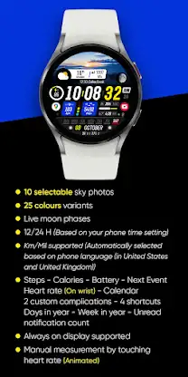 Sharper Clock - Watch Face screenshot 4