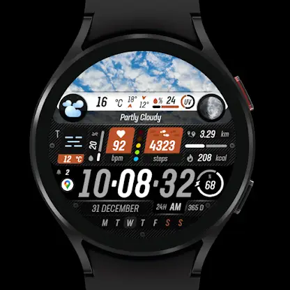 Sharper Weather - Watch Face screenshot 8