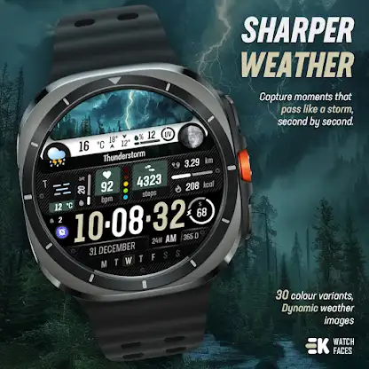 Sharper Weather - Watch Face screenshot 3