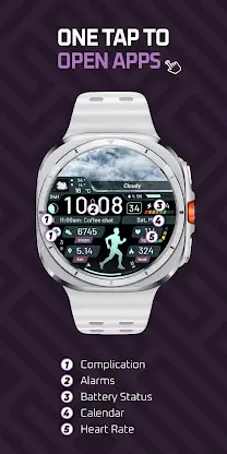 SkyFit Runner - Watch Face screenshot 5