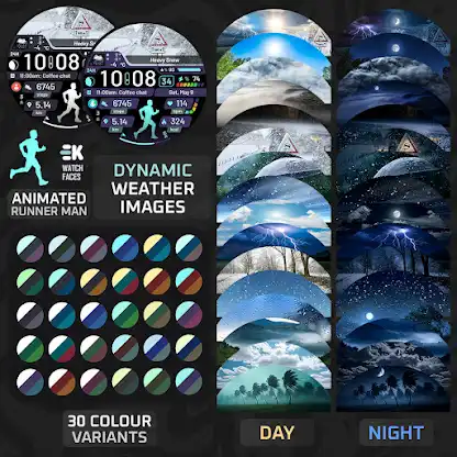 SkyFit Runner - Watch Face screenshot 7
