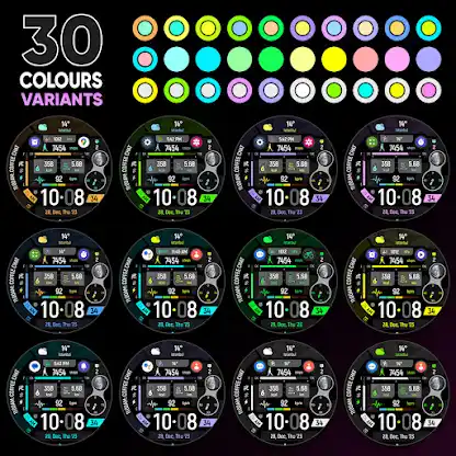 Tech Horizon - Watch Face screenshot 6