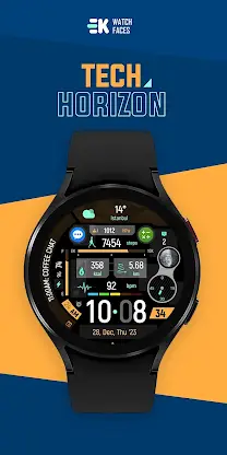 Tech Horizon - Watch Face screenshot 1