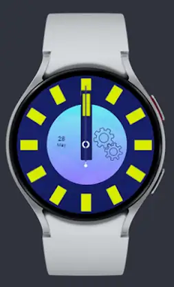 Blue Dream Digital Watch Face screenshot 1