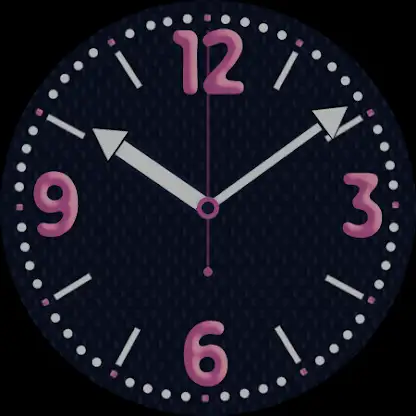 Sweet Pink Analog Watch Face screenshot 2