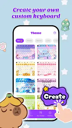 Keyboard Themes: Custom Emoji screenshot 1