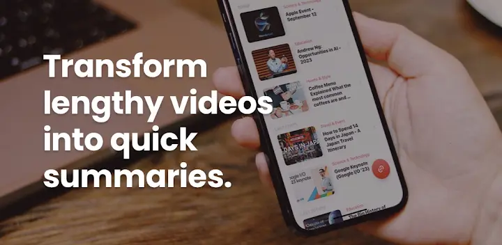 Video Summarizer — Android app banner