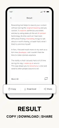 Rewording App screenshot 4