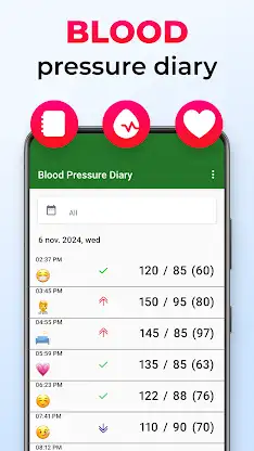 Blood pressure diary screenshot 7