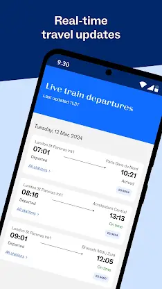 Eurostar: Train travel & Hotel screenshot 7