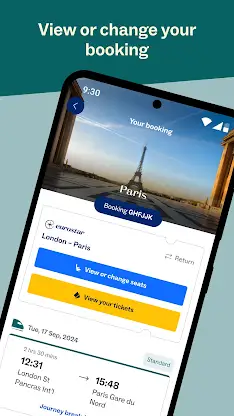 Eurostar: Train travel & Hotel screenshot 5