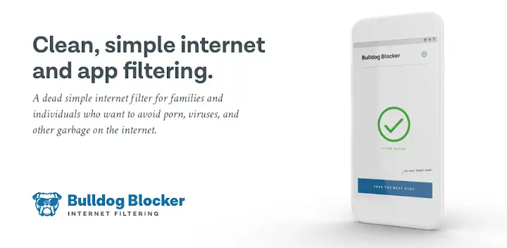 Bulldog Blocker AI Porn Filter — Android app banner