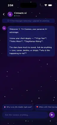 Cosmos AI: Astrology & Chat screenshot 7