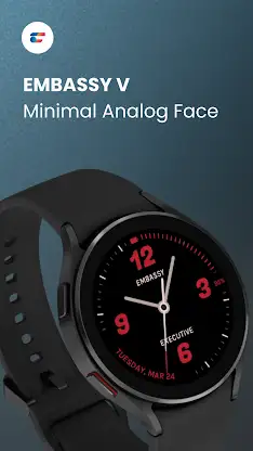 Embassy V: Minimal Analog Face screenshot 1