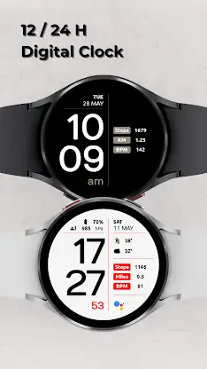 EXD043L: Digital Watch Face screenshot 2