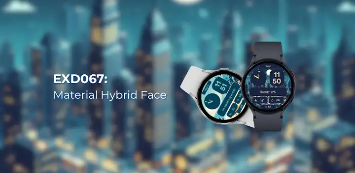 EXD067: Material Hybrid Face — Android app banner