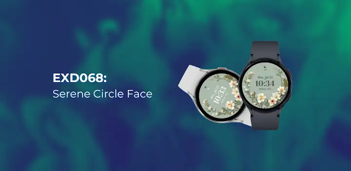 EXD068: Spring Flower Face — Android app banner